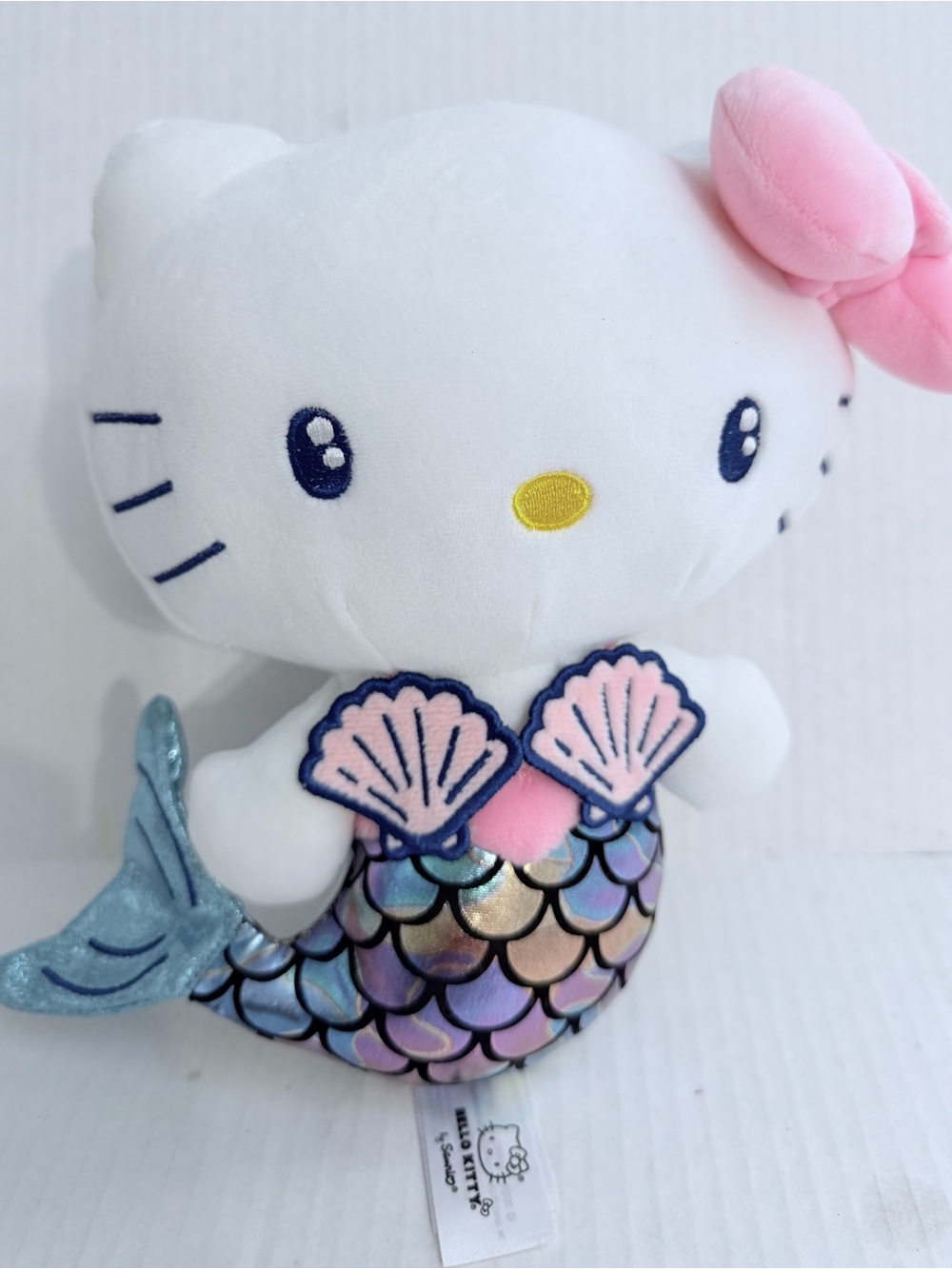 Hello Kitty Sanrio Mermaid Plush with Iridescent Tail